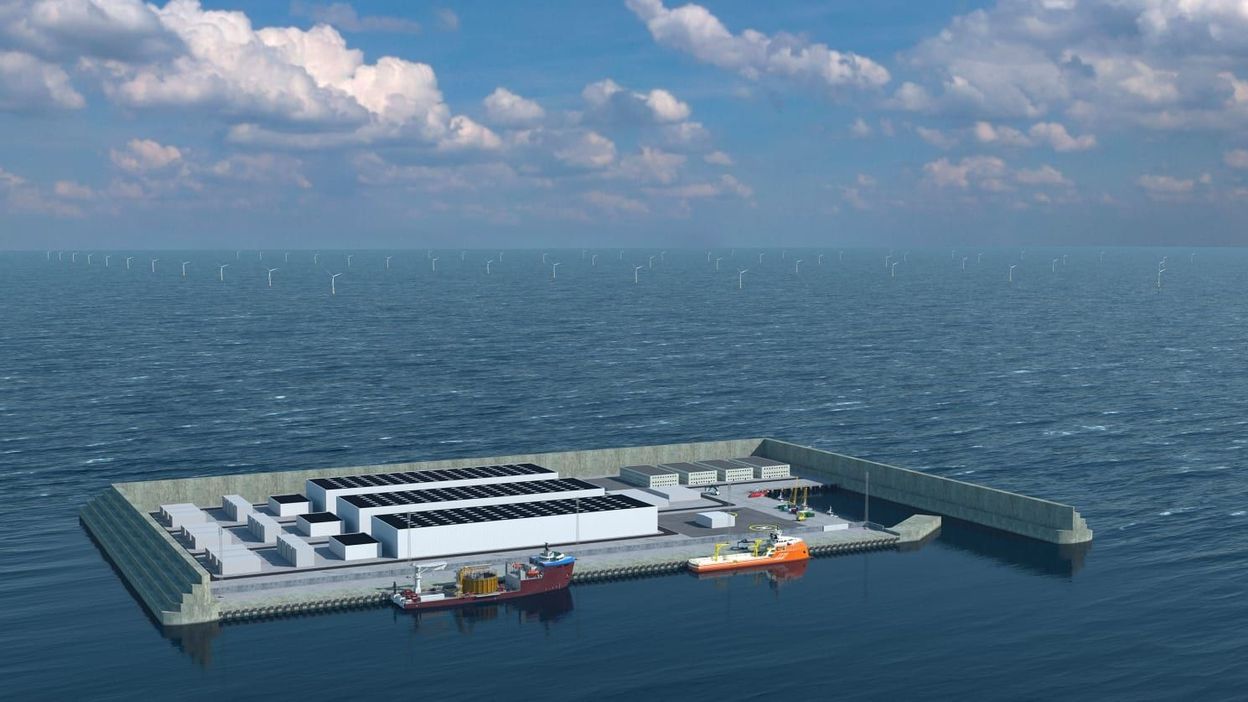 This man-made island off the coast of Denmark will be able to supply millions of European homes with electricity