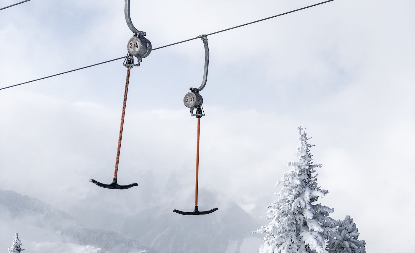 Ski areas with many traction lifts