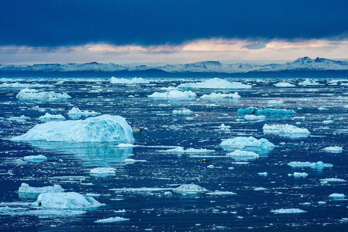 Melting of ice caused by climate change is changing the Earth's poles