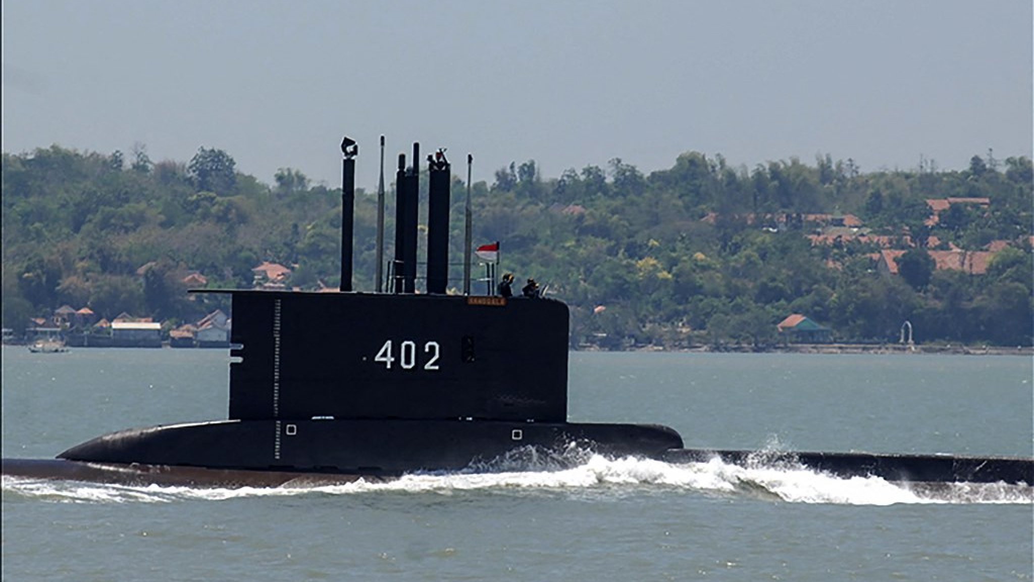 The US Air Force helps search for an Indonesian submarine