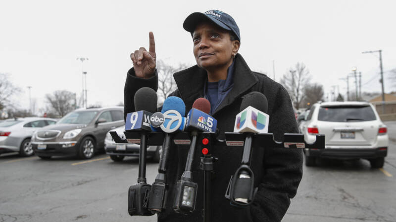 The mayor of Chicago just wants to speak to journalists of color