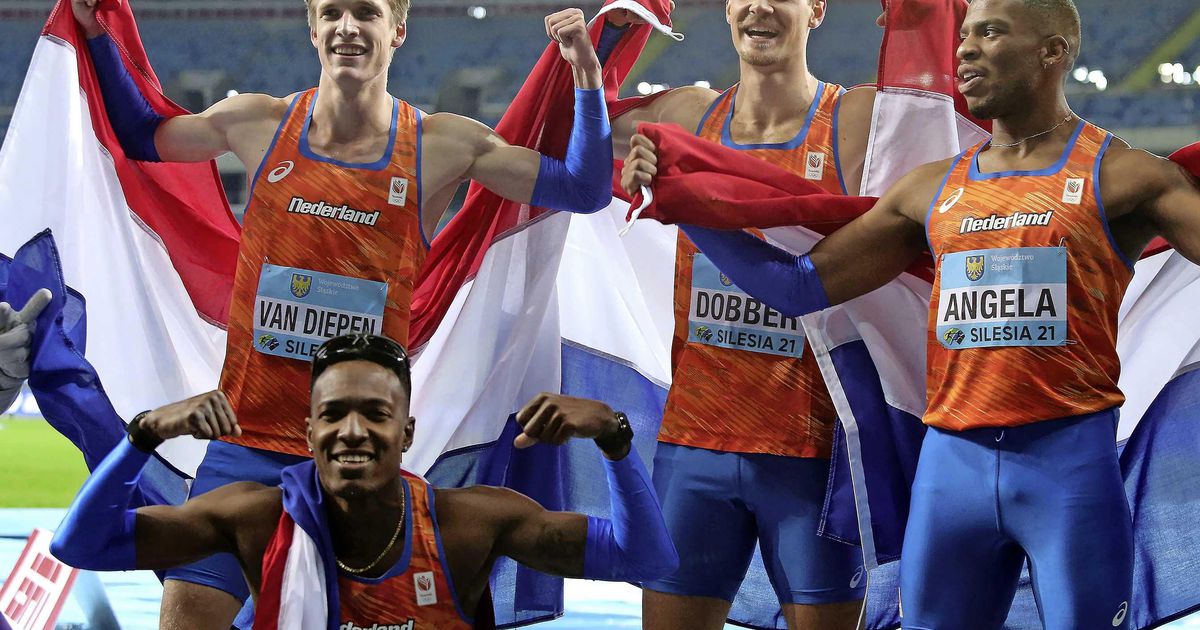 Unique gold medal in the World Cup for Dutch athletes 4x400 meters |  sport