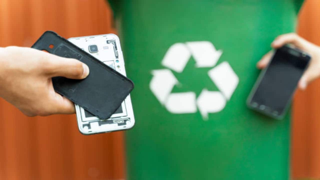 So you can recycle old cell phones that you don't use