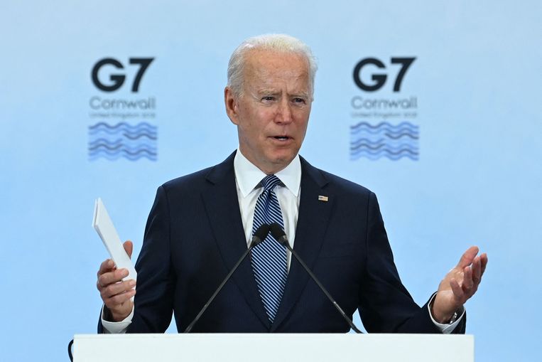 Biden praises "exceptional" cooperation at the G7 summit