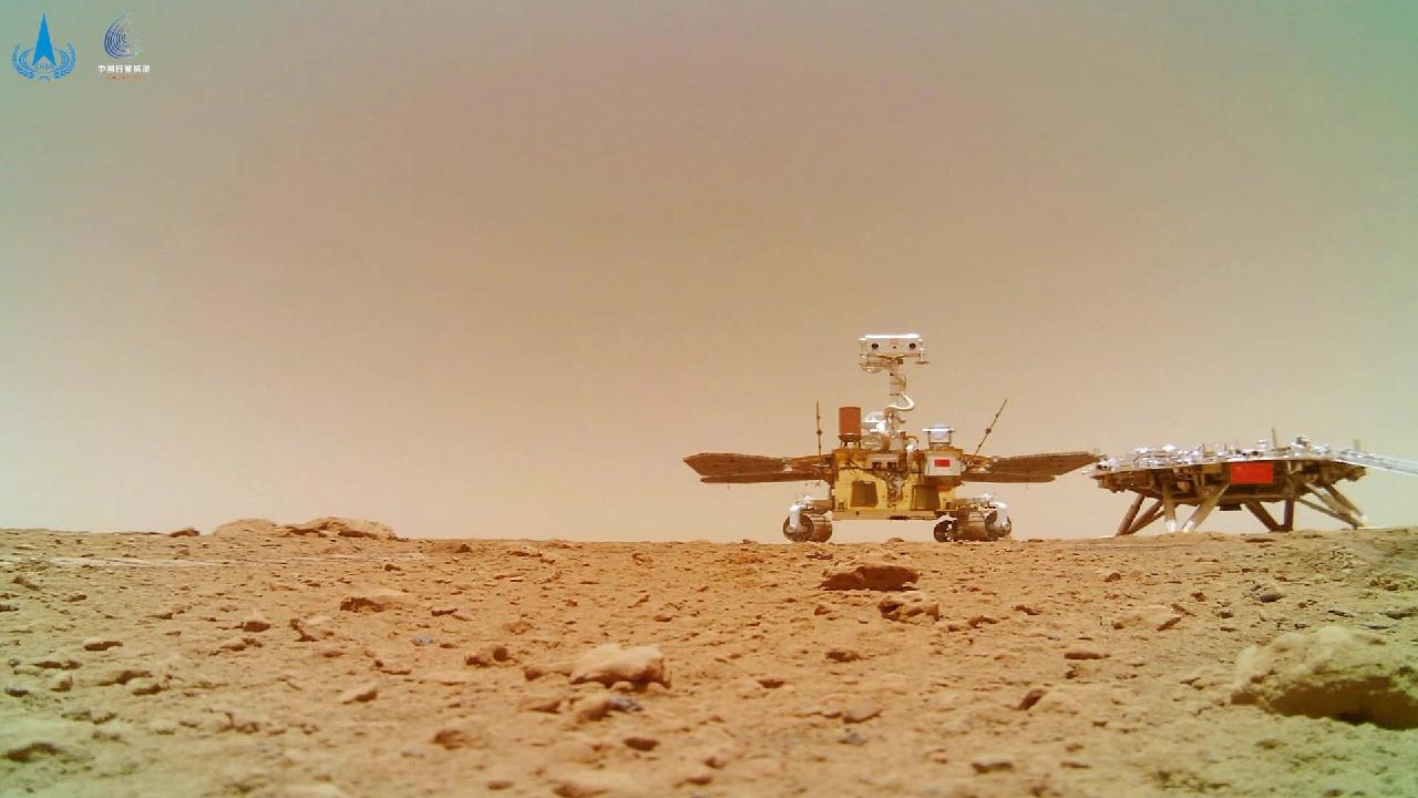 China publishes new videos and photos captured by the Mars probe Tianwen-1