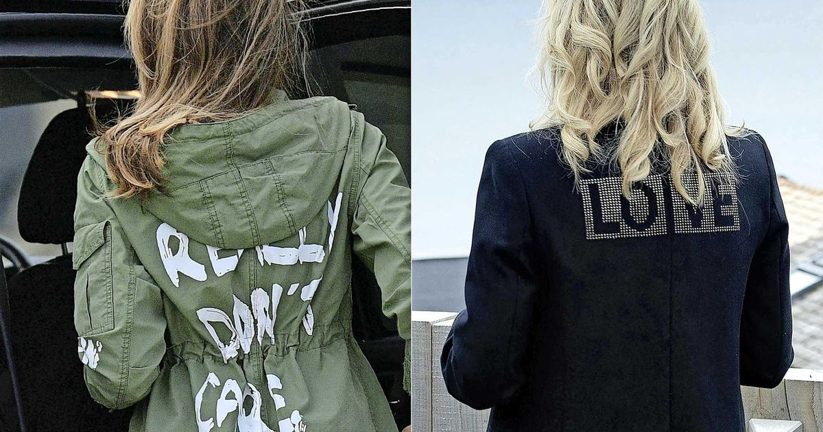 Jill Biden wears a jacket with a 'loving' message |  abroad