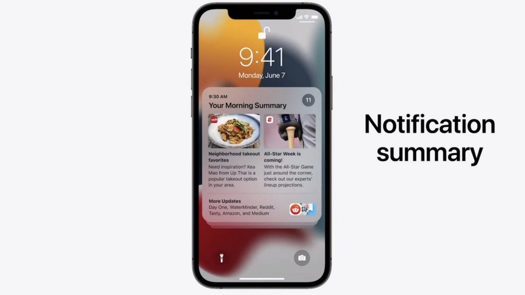 iOS 15 gets improved notifications and helps focus