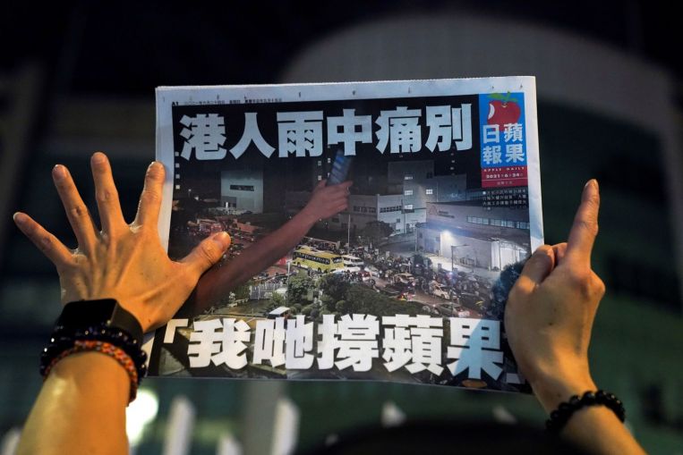 The United States and its allies condemn the crackdown on the Apple Daily and US News and Top Stories in Hong Kong.