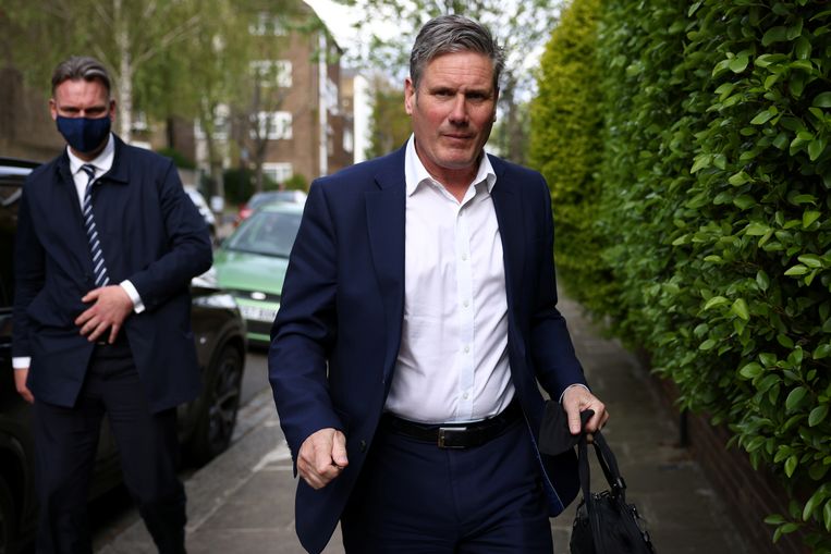 Labor leader Keir Starmer is not a sound gunner yet.  Reuters photo