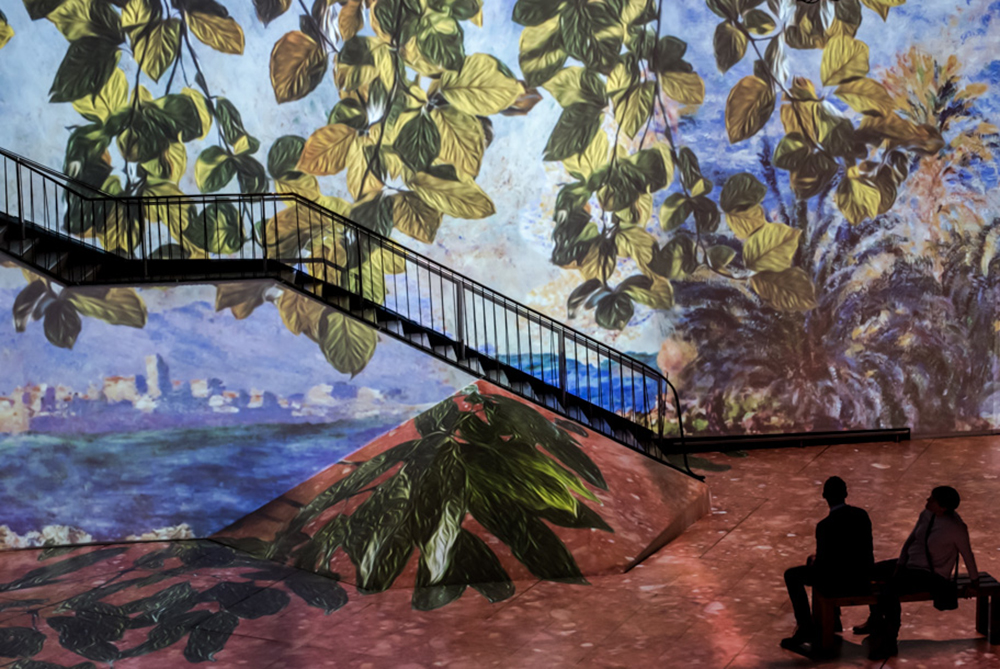 "Monet: The Immersive Experience" in Brussels.  Image courtesy of The Fever Exhibition Center.