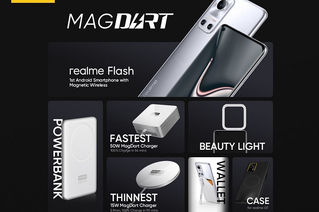 Realme's New MagDart Magnetic Wireless Charger