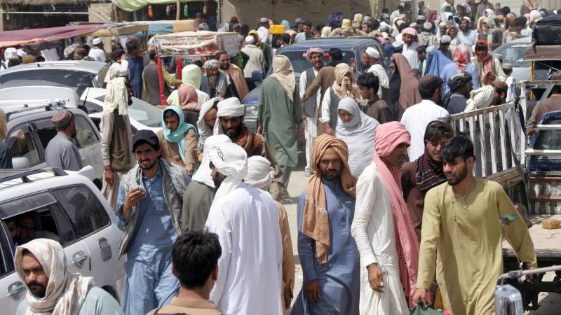 'The number of Afghans fleeing overland to Pakistan is on the rise'