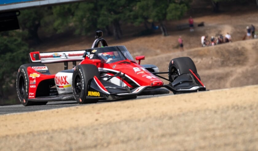 Poor communication frustrates VeeKay catching up with the race at Laguna Seca |  HC . News