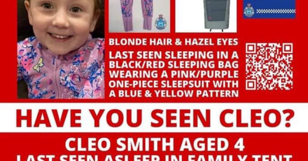 'She didn't run away': Australian Cleo (4) disappears overnight during camping trip |  Abroad