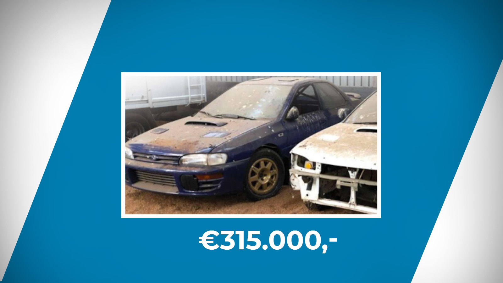 Barnfind turns out to be a Subaru Colin McRae and produces €300,000