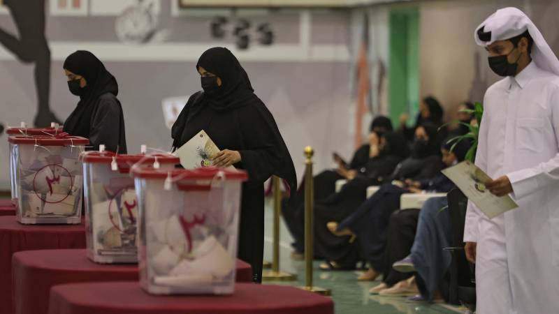 Nearly half of voters appear in Qatar's first parliamentary elections