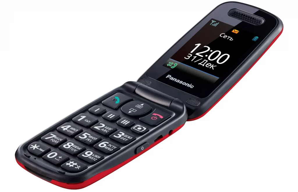Panasonic released an updated clamshell mobile phone