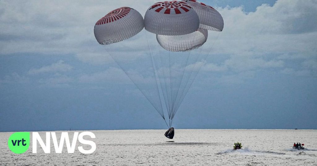 US space tourists return to Earth after 3-day flight with SpaceX: 'proof that space belongs to each of us'