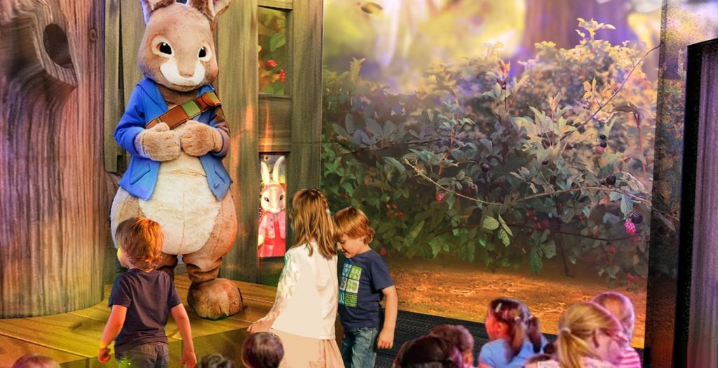 New attraction around Peter Rabbit in Blackpool, England