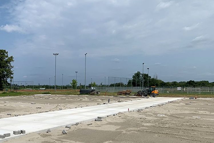 The sports landscape will be expanded in the Badel Fields (Mortsel)