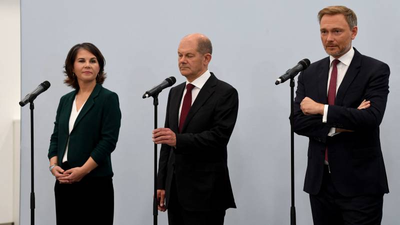 Consortium agreement in Germany between SPD, Greens and FDP