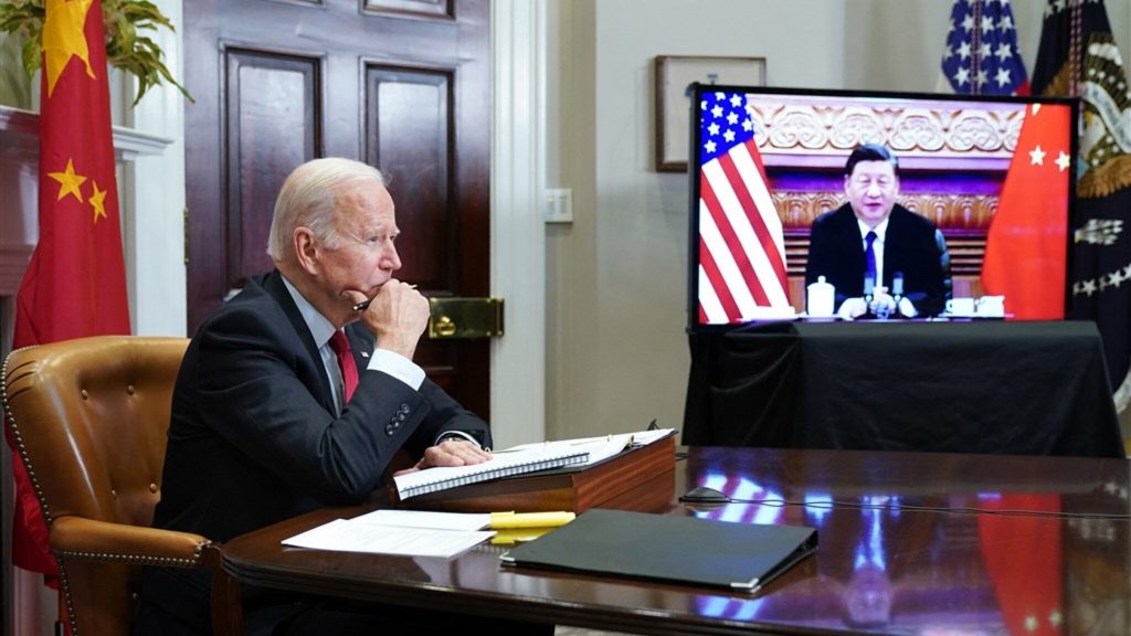 Joe Biden and Xi Jinping bombard each other with warnings in an hour-long video call