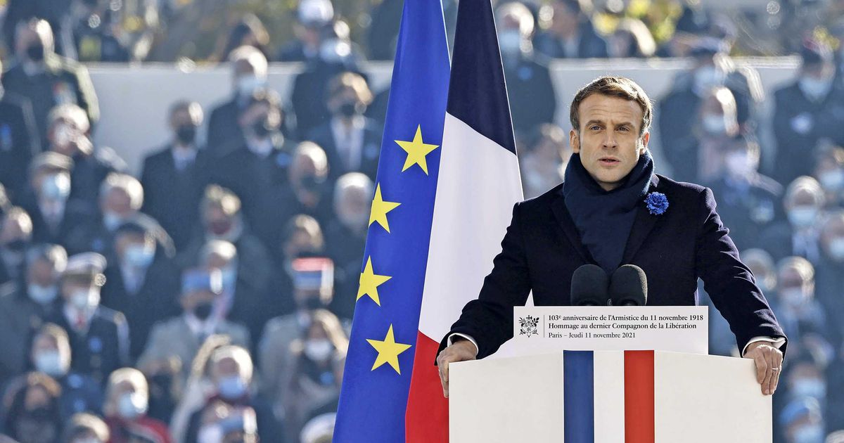 President Macron (secretly) changes the color of the French flag |  Abroad