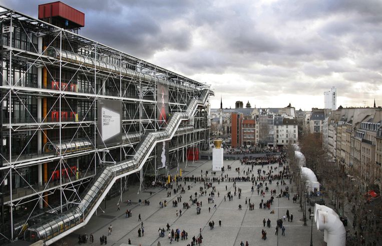 Pompidou Center in Paris.  AFP photo