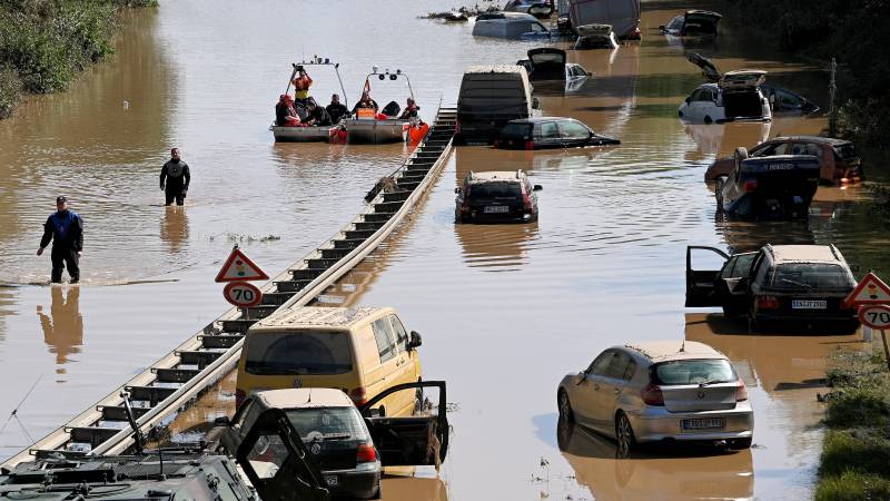 Raids on German mining company in wake of floods