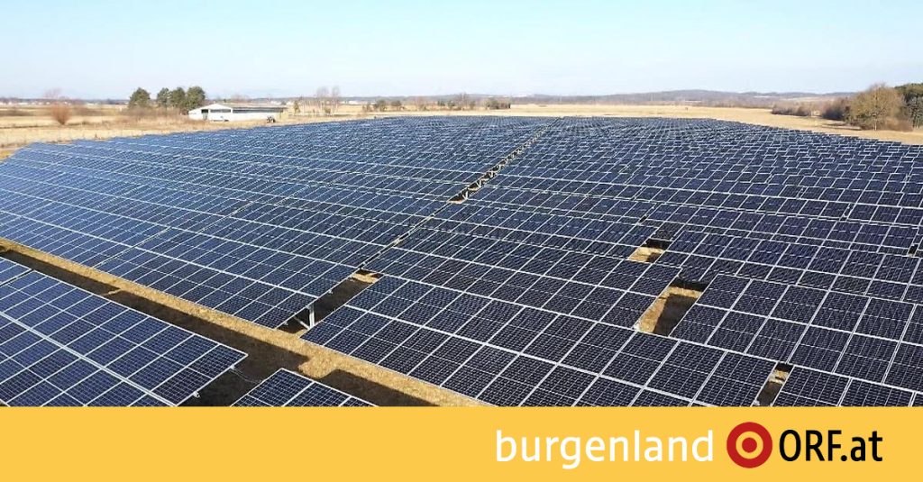 Controversy over outdoor photovoltaics - burgenland.ORF.at