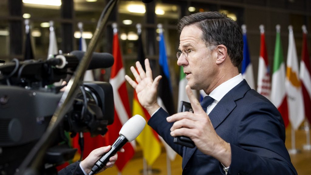 Rutte after EU summit: No energy boycott Russia at the moment, 'US has an understanding'