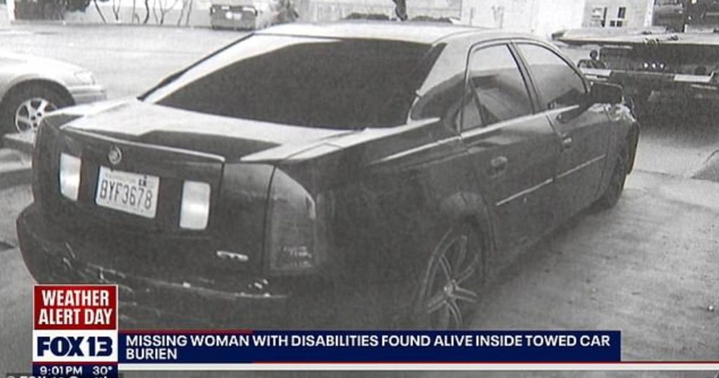 Woman missing after nine days found in car trailer |  car