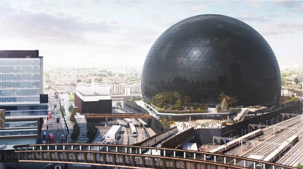 The skyline of London is widening with mega sports and concert hall