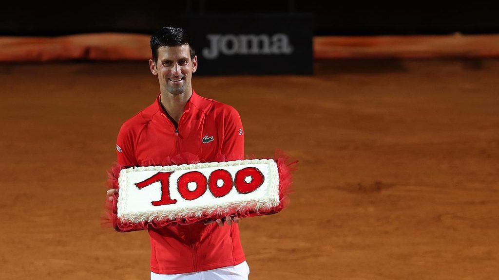 Djokovic achieves a thousandth victory: 'I wanted the same thing as Federer and Nadal' now