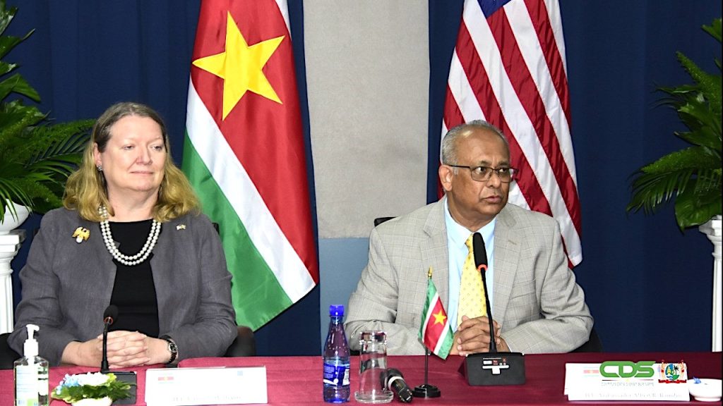Ramdin: Suriname and the United States benefit from an equal relationship