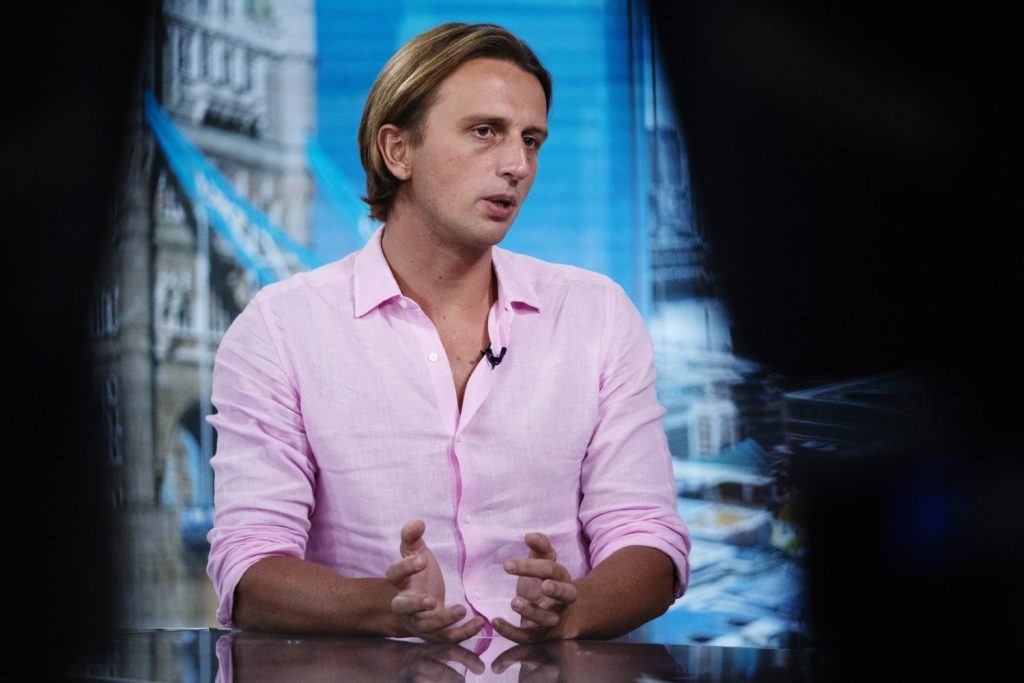 Revolut-Gründer Nikolay Storonsky bei einem TV-Interview.