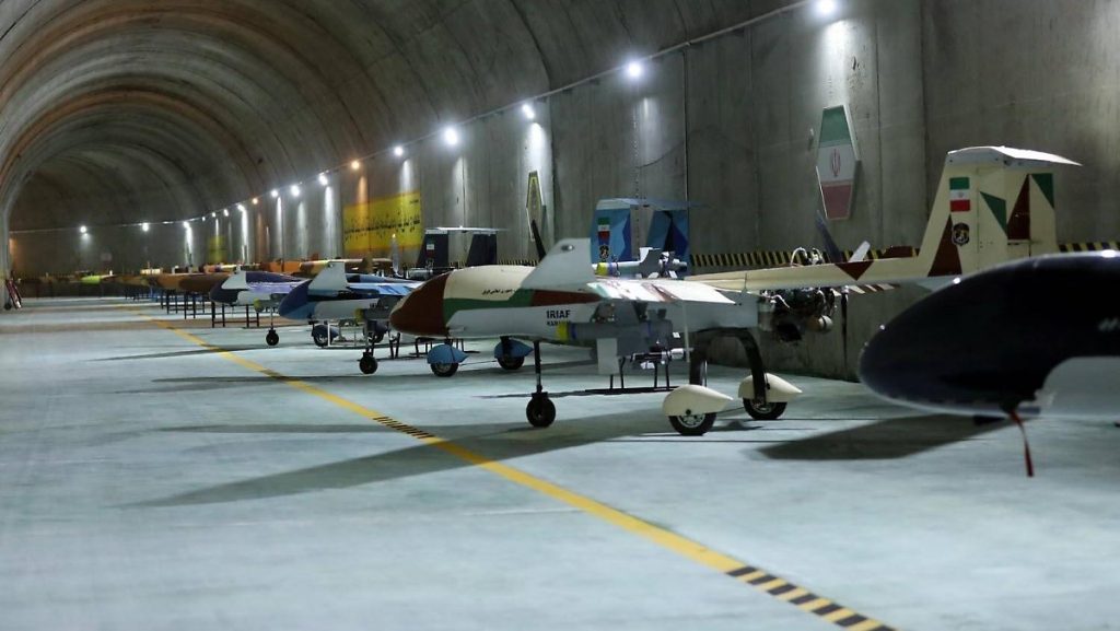 Hundreds of meters underground: Iran displays an underground drone base