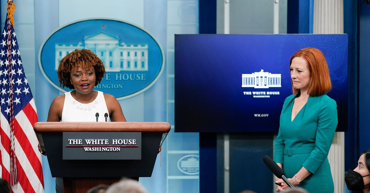 Karen Jean-Pierre (44) became the first black female press secretary for the White House