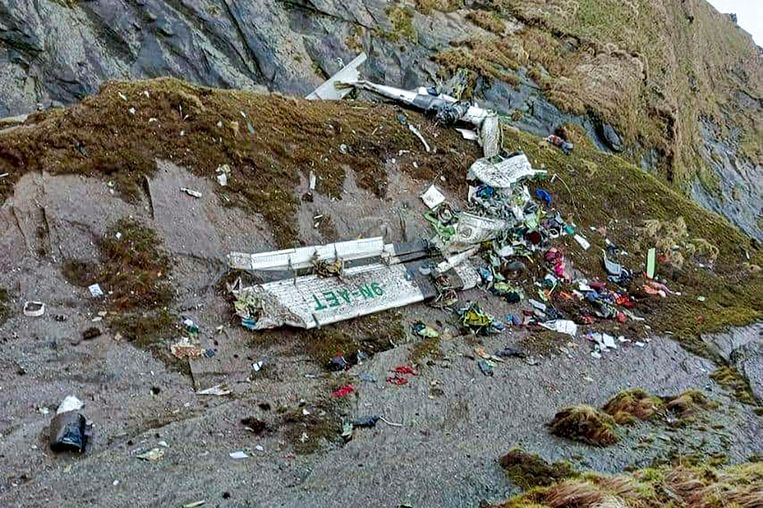 Wreckage of plane crash, 20 bodies found in Nepal