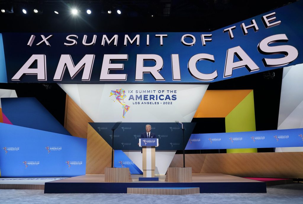 Biden seeks unity and clashes at the American summit