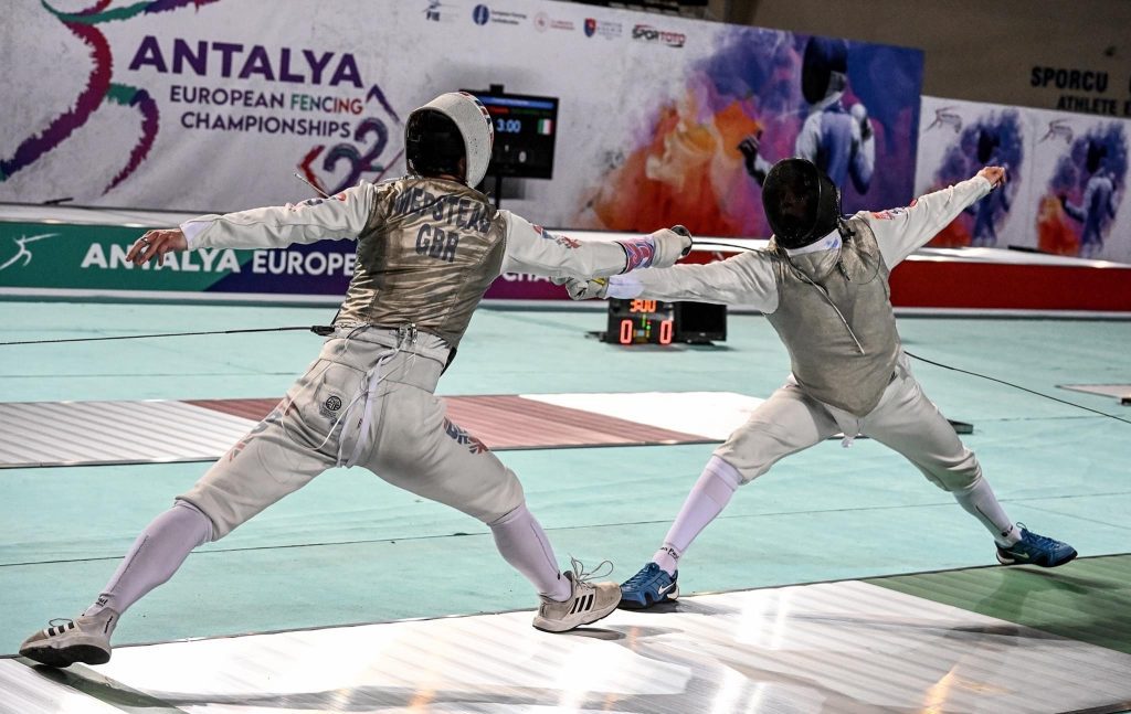 Daniel Giacone 19 in thwarted European Championship fencing