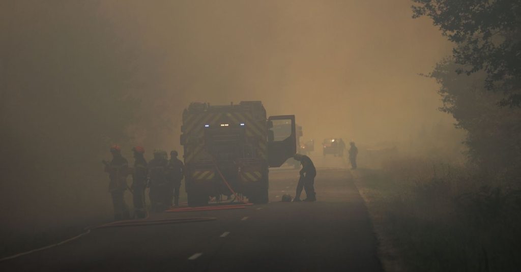 Large-scale evacuations due to wildfires in southern Europe