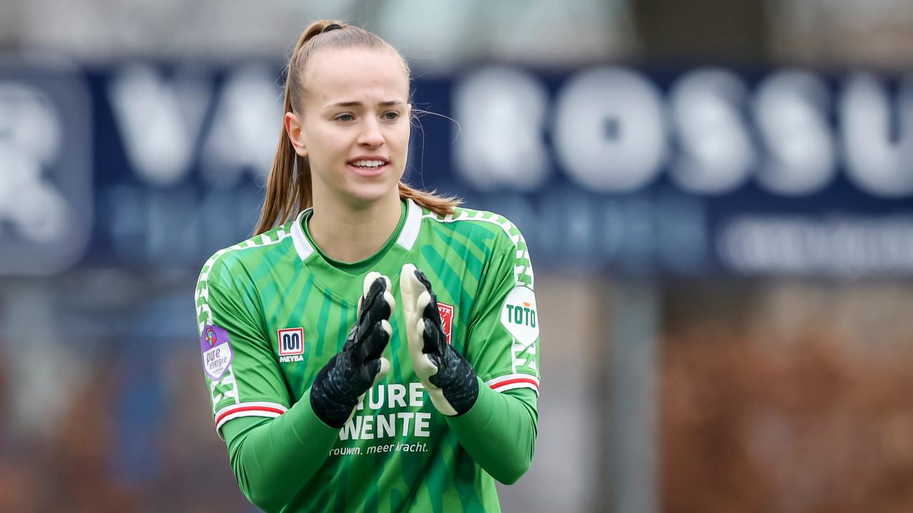Daphne van Domselaer has been a goalkeeper for FC Twente since 2017.