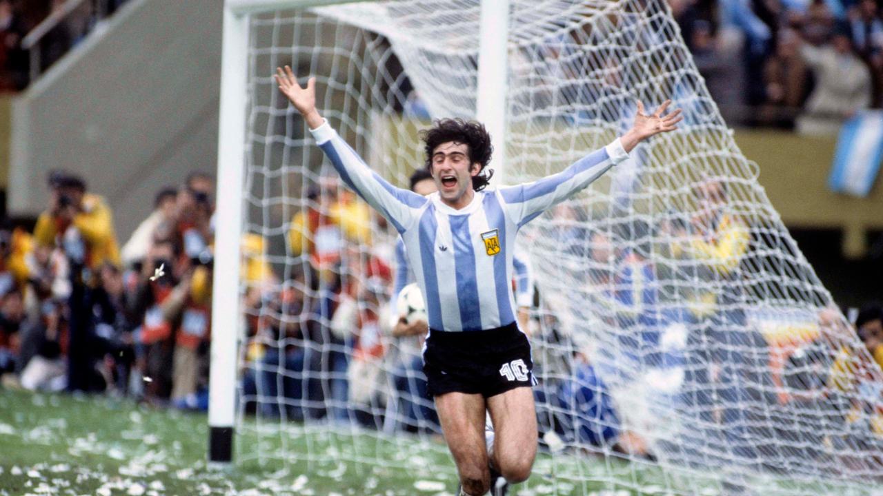 Mario Kempes was Argentina's top scorer in the 1978 World Cup with six goals.
