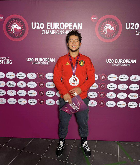 The photo was taken during the European Championships in Rome. 