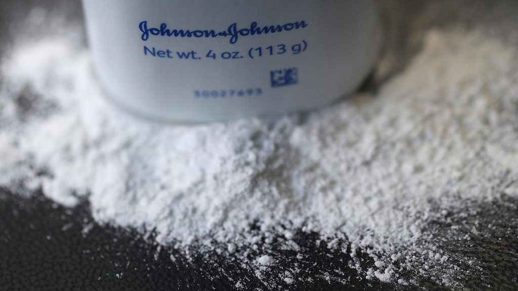 Johnson & Johnson to stop selling talc-containing baby powder next year |  Currently