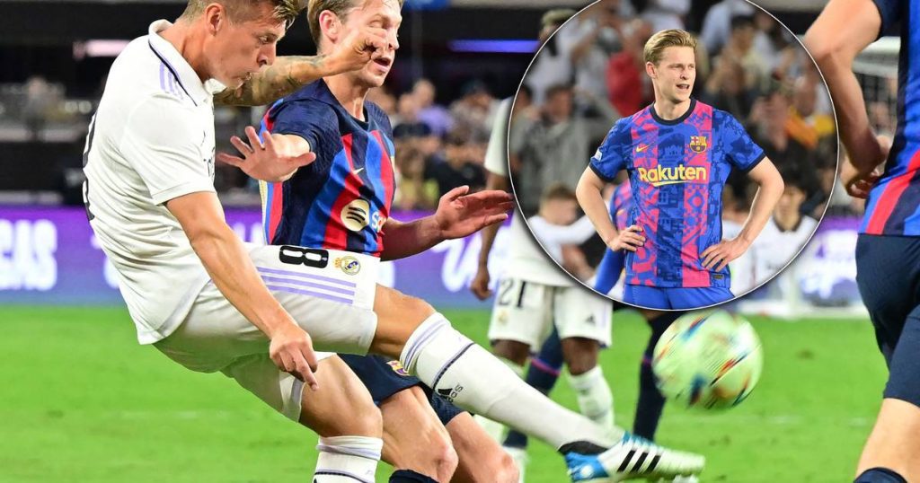 There is no place for the substitute Frenkie de Jong in Barcelona's midfield against Real Madrid |  sports