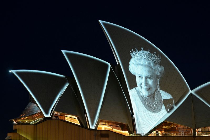 Australians pay tribute to Britain