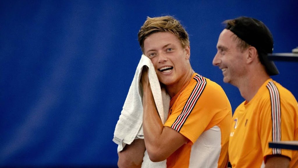 Dutch tennis players against Australia in the Davis Cup quarter-finals
