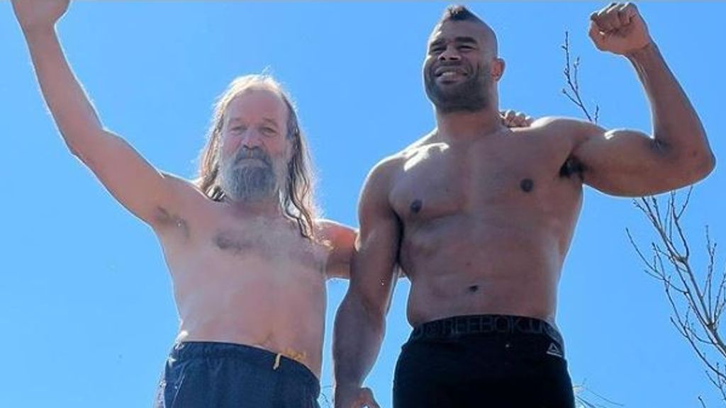 With the help of "Iceman" Wim Hof, Overeem still fights Hari.  at age 42